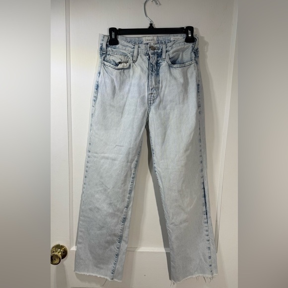 Frame Le Jane Crop Light Wash jeans - Picture 1 of 4